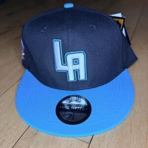 LA Los Angeles White Sox Negro League Black Headgear Classics NWT Fitted 7 1/4
